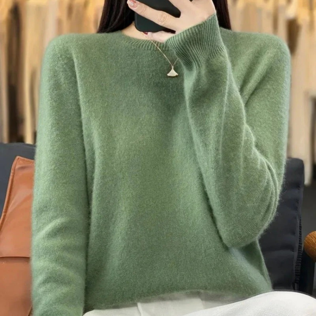 100% Merinowolle Pullover für Damen – Strickpullover für Frühling und Sommer