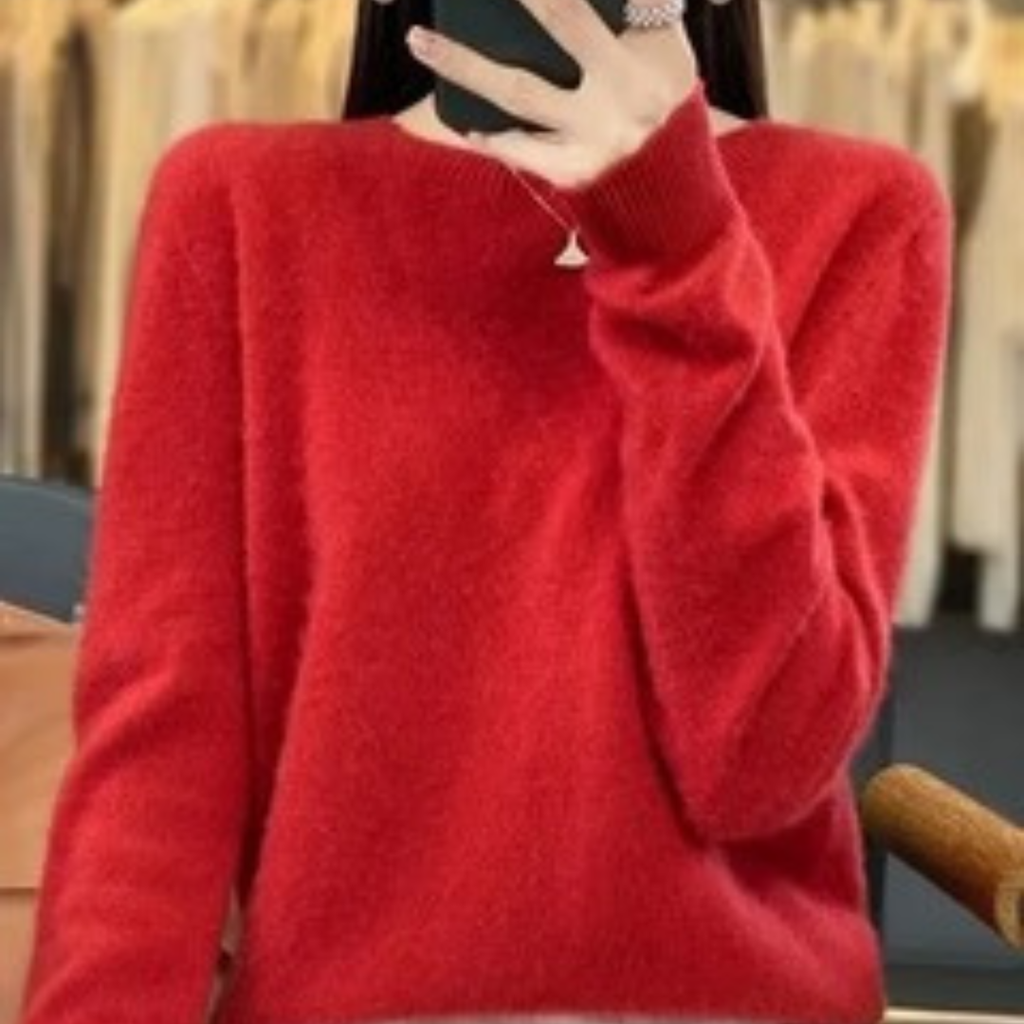 100% Merinowolle Pullover für Damen – Strickpullover für Frühling und Sommer