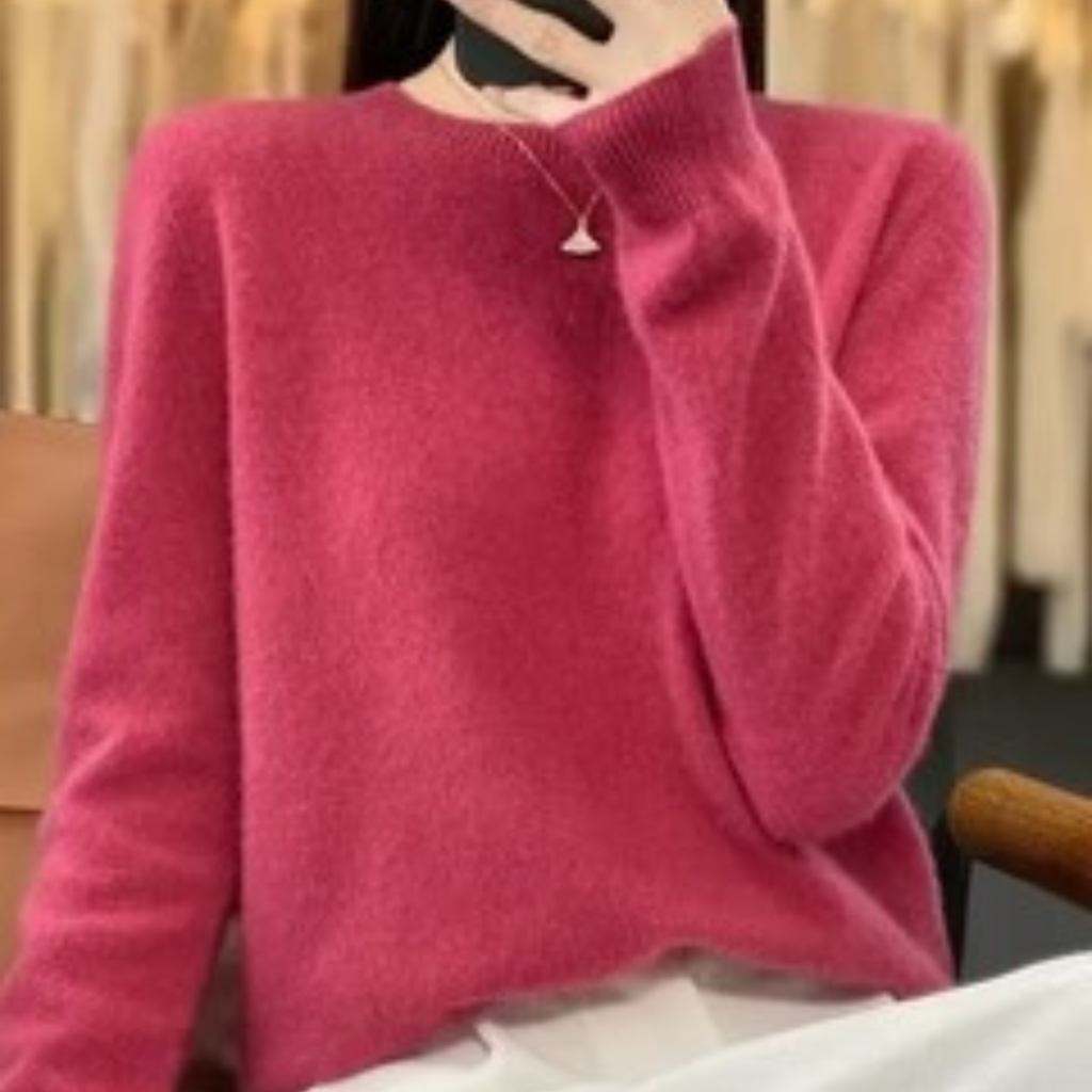100% Merinowolle Pullover für Damen – Strickpullover für Frühling und Sommer