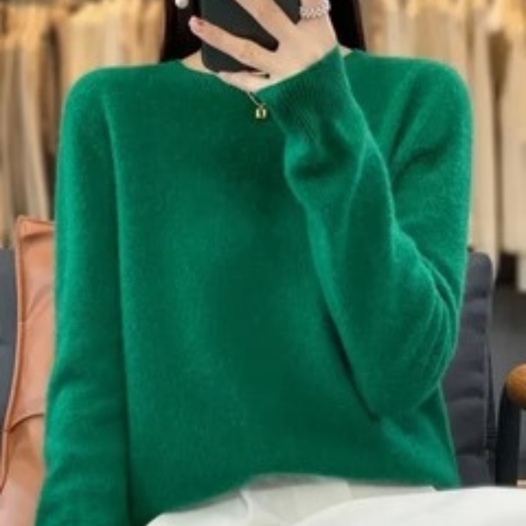 100% Merinowolle Pullover für Damen – Strickpullover für Frühling und Sommer