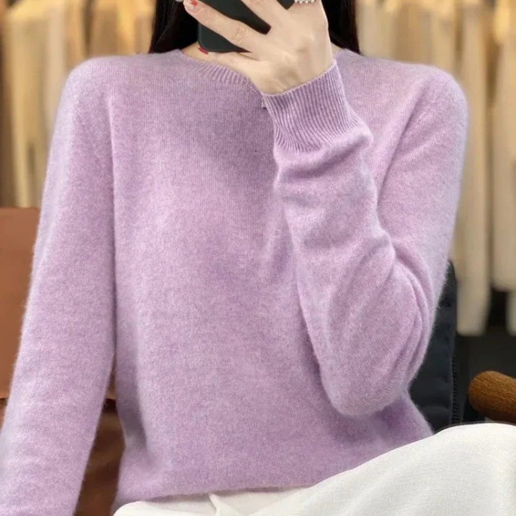 100% Merinowolle Pullover für Damen – Strickpullover für Frühling und Sommer