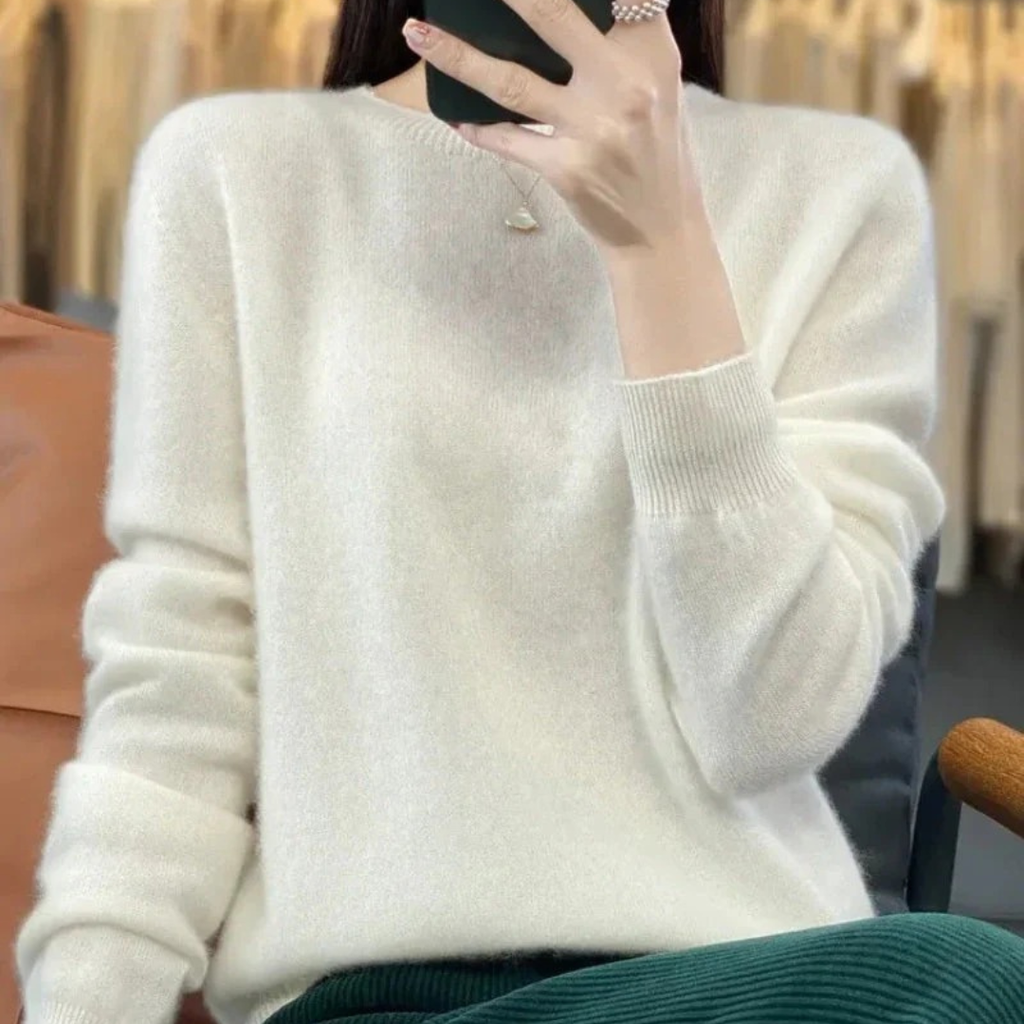 100% Merinowolle Pullover für Damen – Strickpullover für Frühling und Sommer