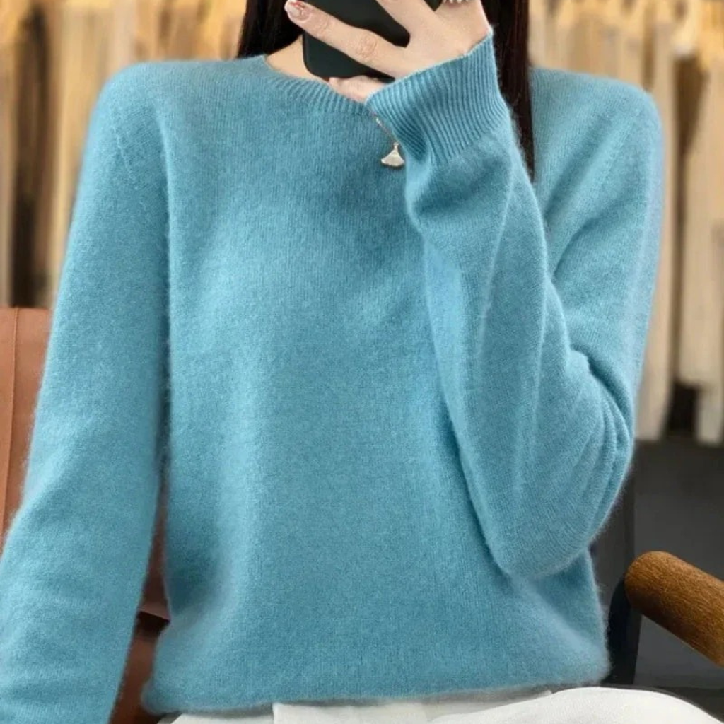 100% Merinowolle Pullover für Damen – Strickpullover für Frühling und Sommer