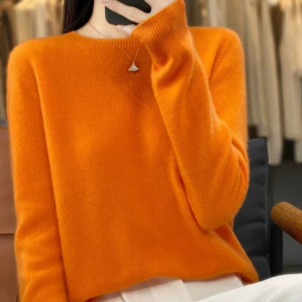 100% Merinowolle Pullover für Damen – Strickpullover für Frühling und Sommer