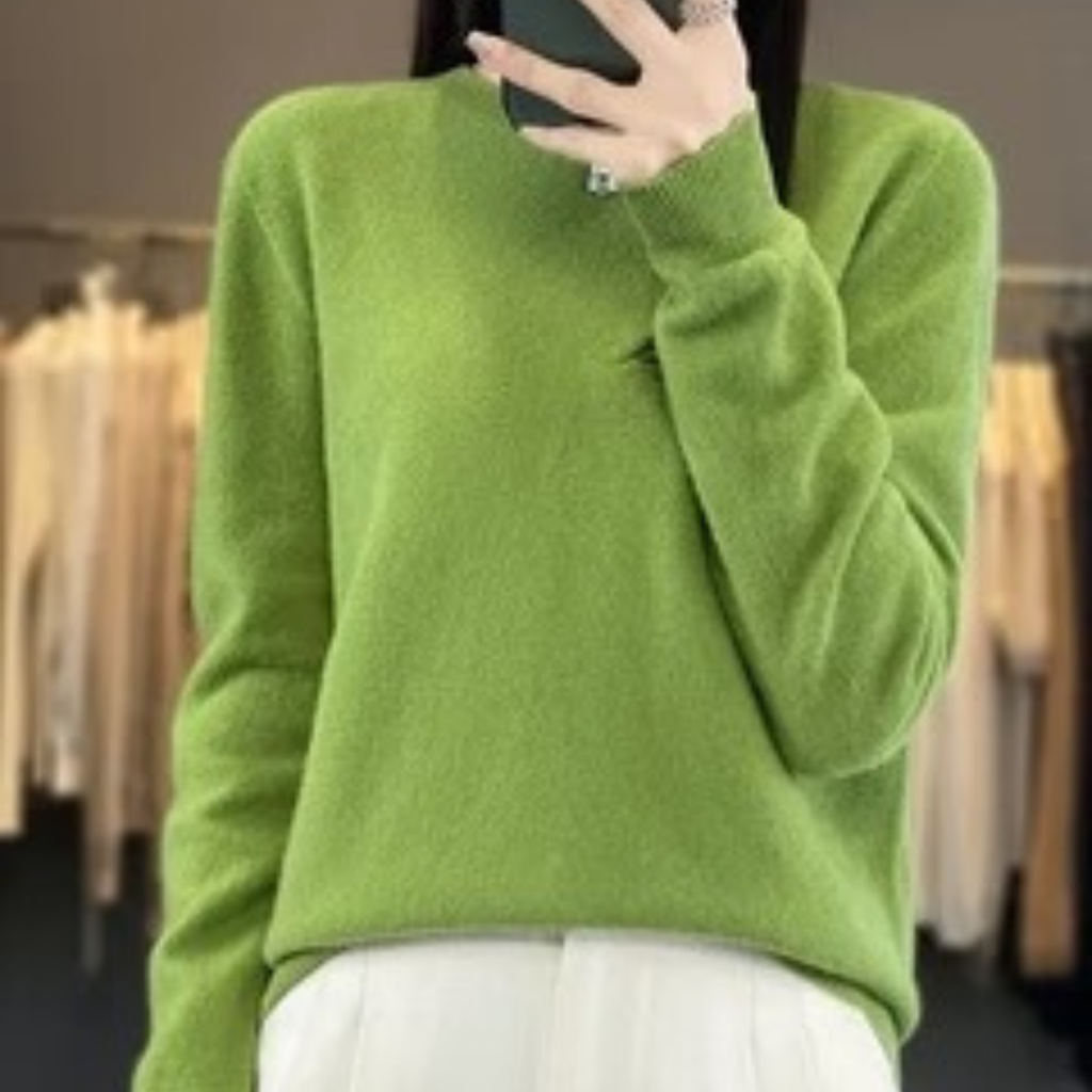 100% Merinowolle Pullover für Damen – Strickpullover für Frühling und Sommer