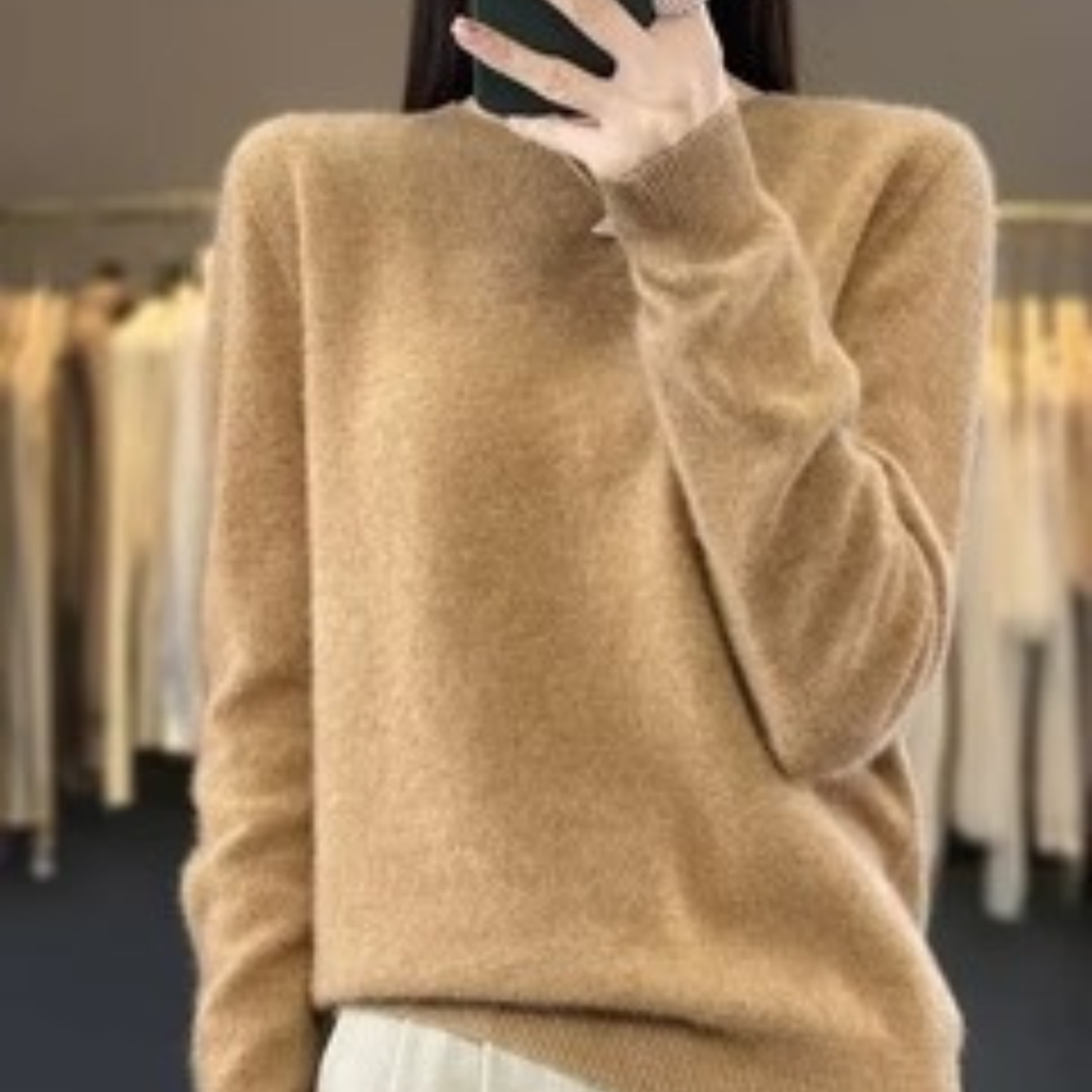 100% Merinowolle Pullover für Damen – Strickpullover für Frühling und Sommer