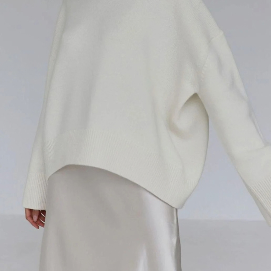 Adelina | Damen Strickpullover mit Oversize Design und Langarm