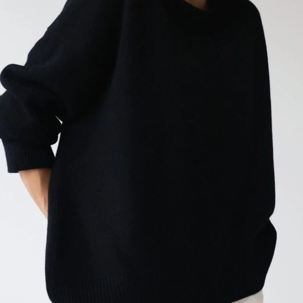 Adelina | Damen Strickpullover mit Oversize Design und Langarm