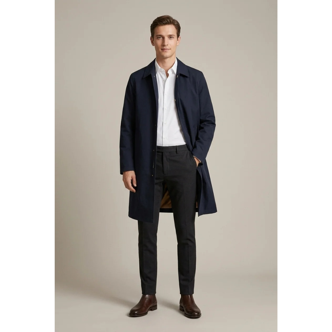 Adrian | Herren Trench Coat für Alltag und Büro