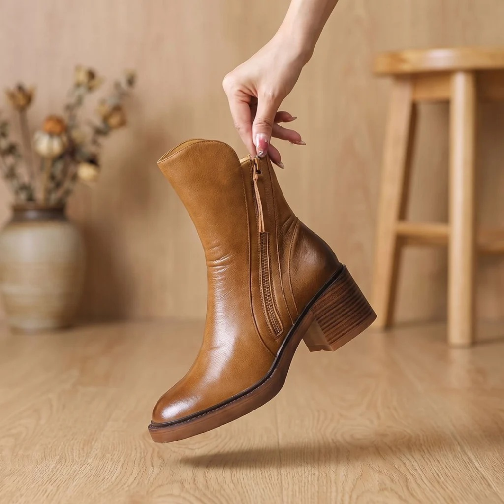 Alexandra | Damen Orthopädische Stiefel mit Reißverschluss