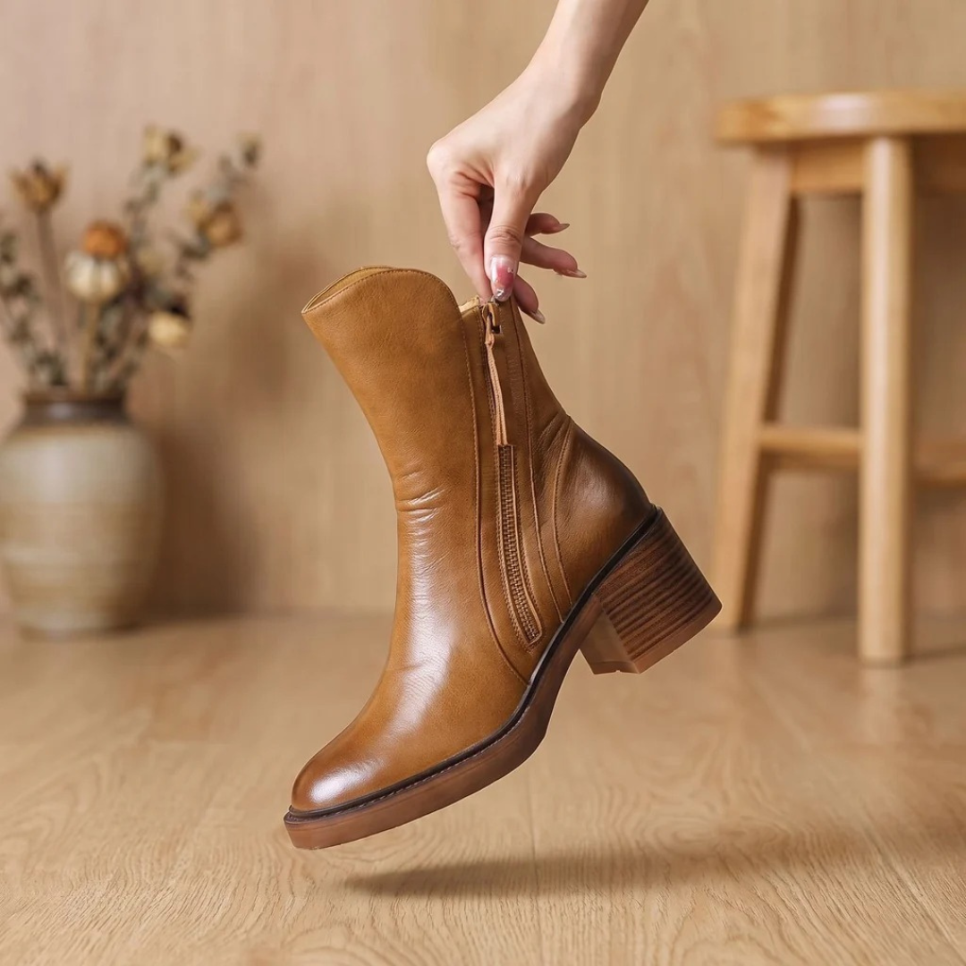 Alexandra | Damen Orthopädische Stiefel mit Reißverschluss