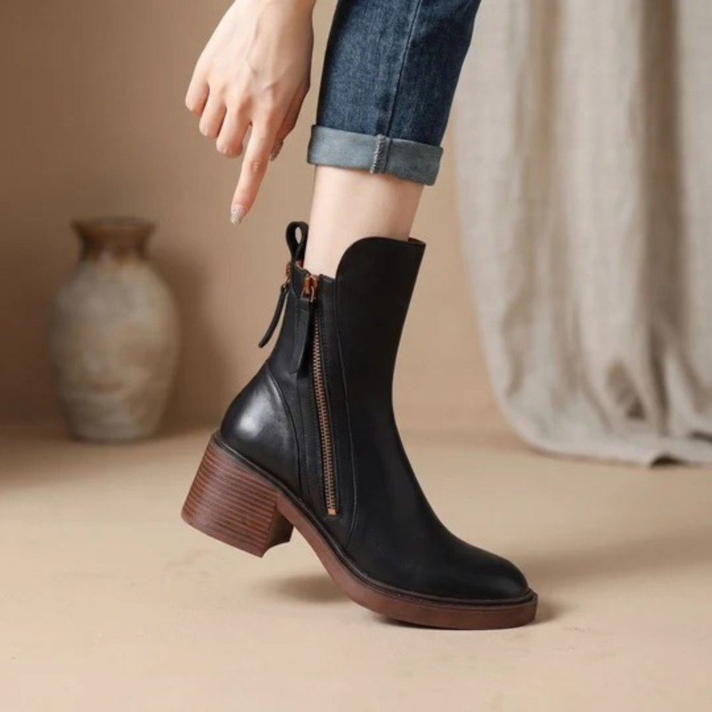 Alexandra | Damen Orthopädische Stiefel mit Reißverschluss