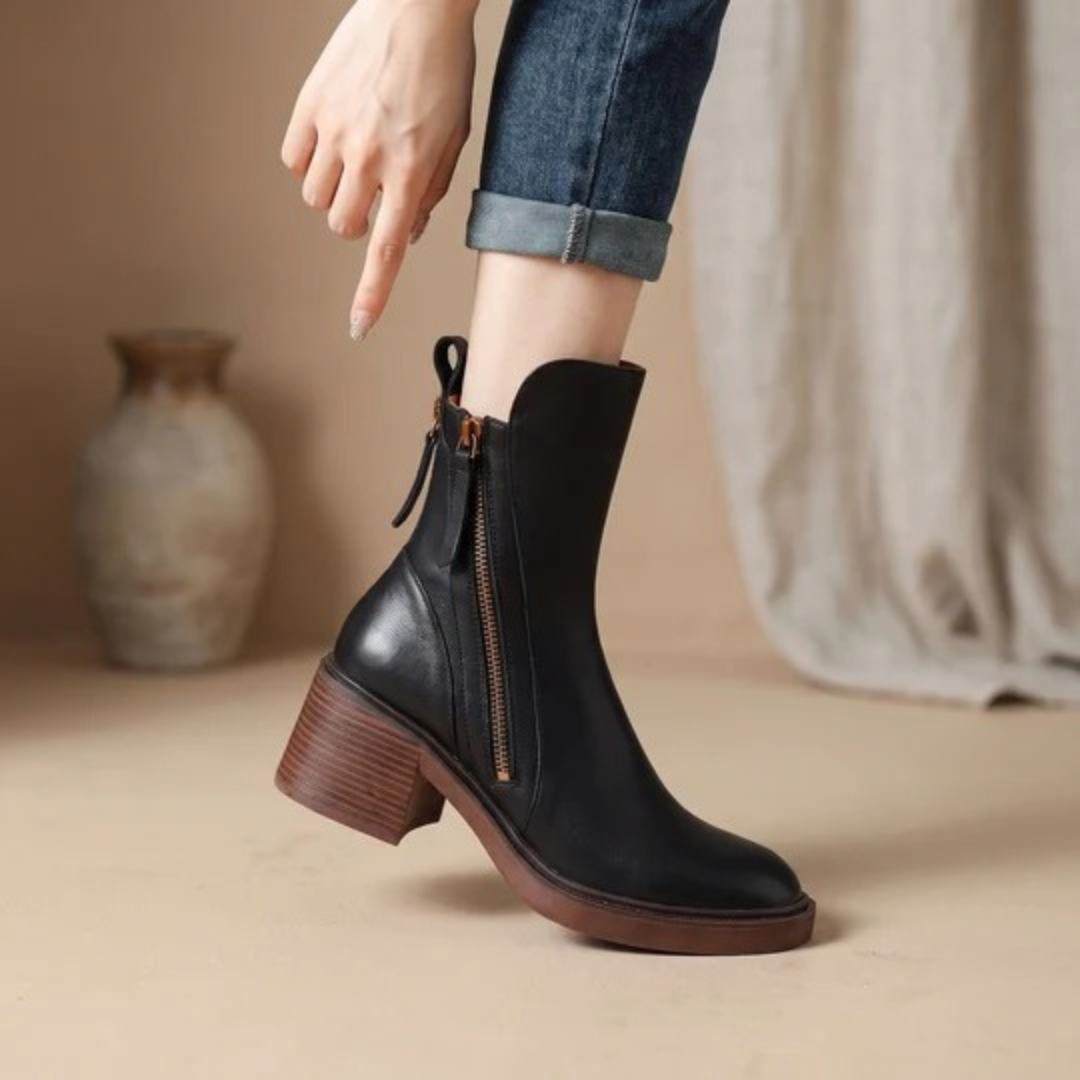 Alexandra | Damen Orthopädische Stiefel mit Reißverschluss