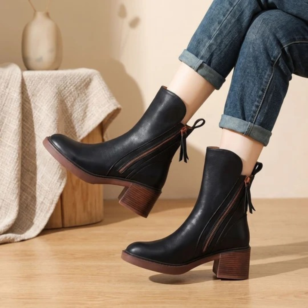 Alexandra | Damen Orthopädische Stiefel mit Reißverschluss