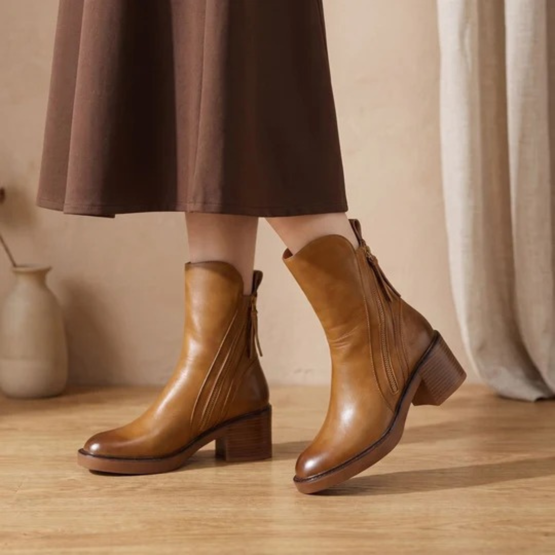 Alexandra | Damen Orthopädische Stiefel mit Reißverschluss