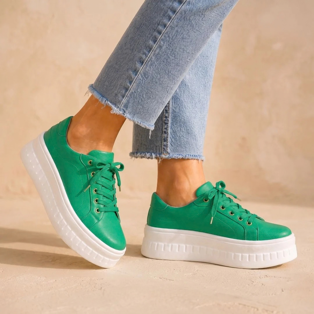 Anja | Orthopädische Damen Sneaker mit Schnürschuh Design