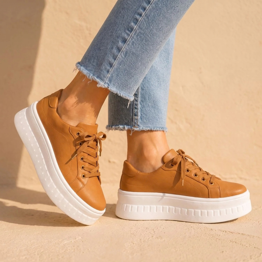 Anja | Orthopädische Damen Sneaker mit Schnürschuh Design