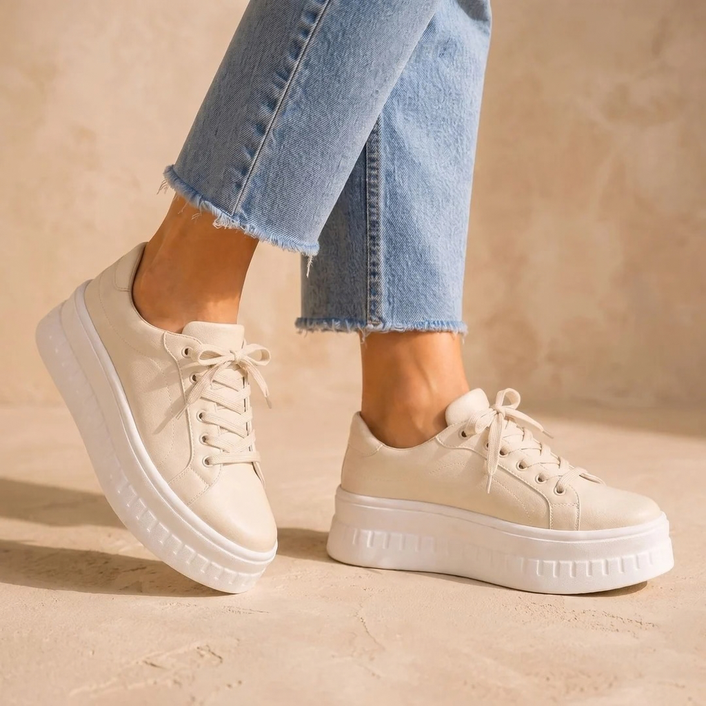 Anja | Orthopädische Damen Sneaker mit Schnürschuh Design