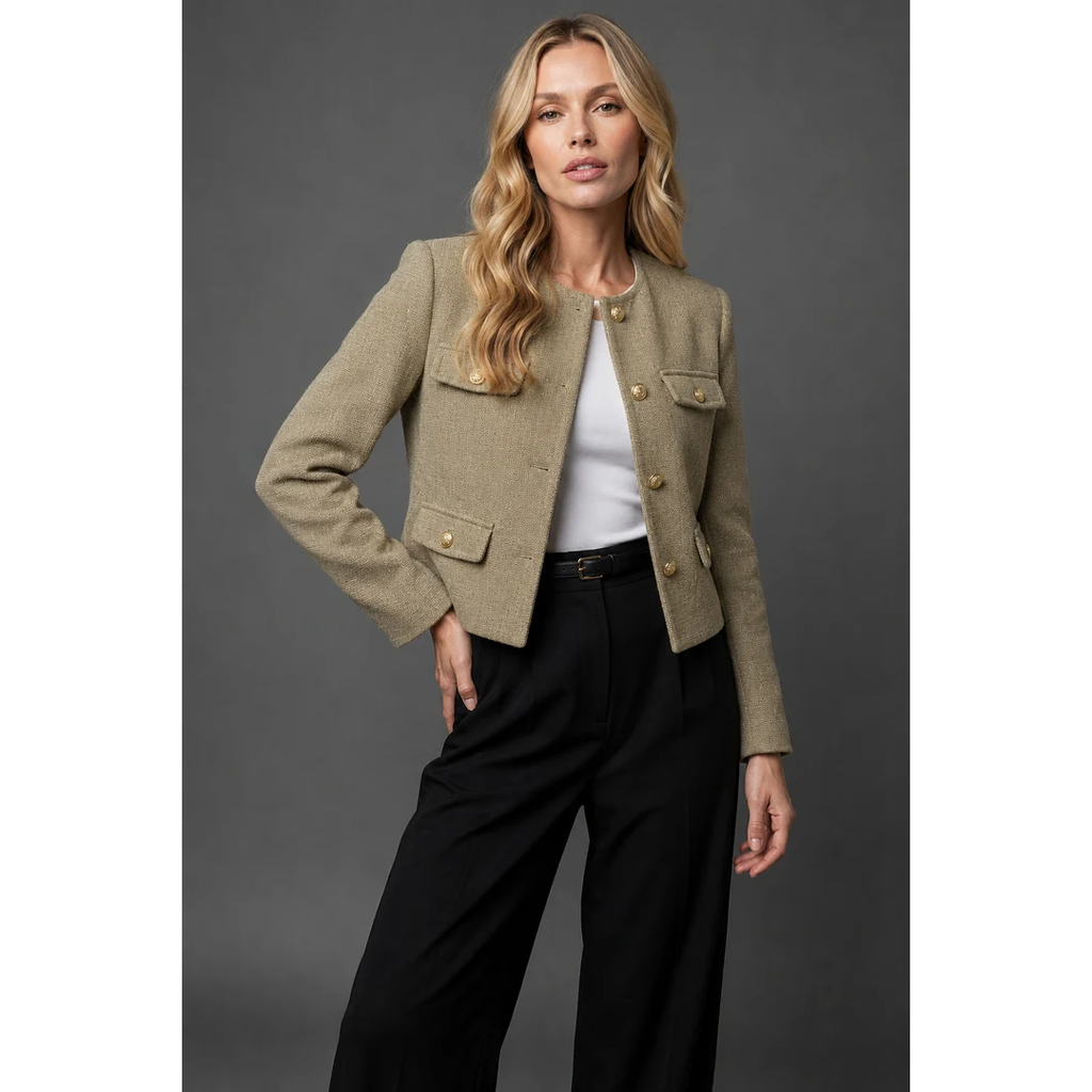Ariella | Damen Blazer mit Taschen und Knöpfen