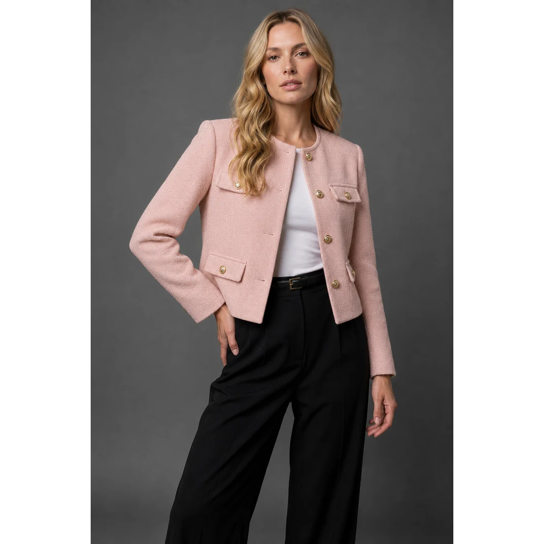 Ariella | Damen Blazer mit Taschen und Knöpfen