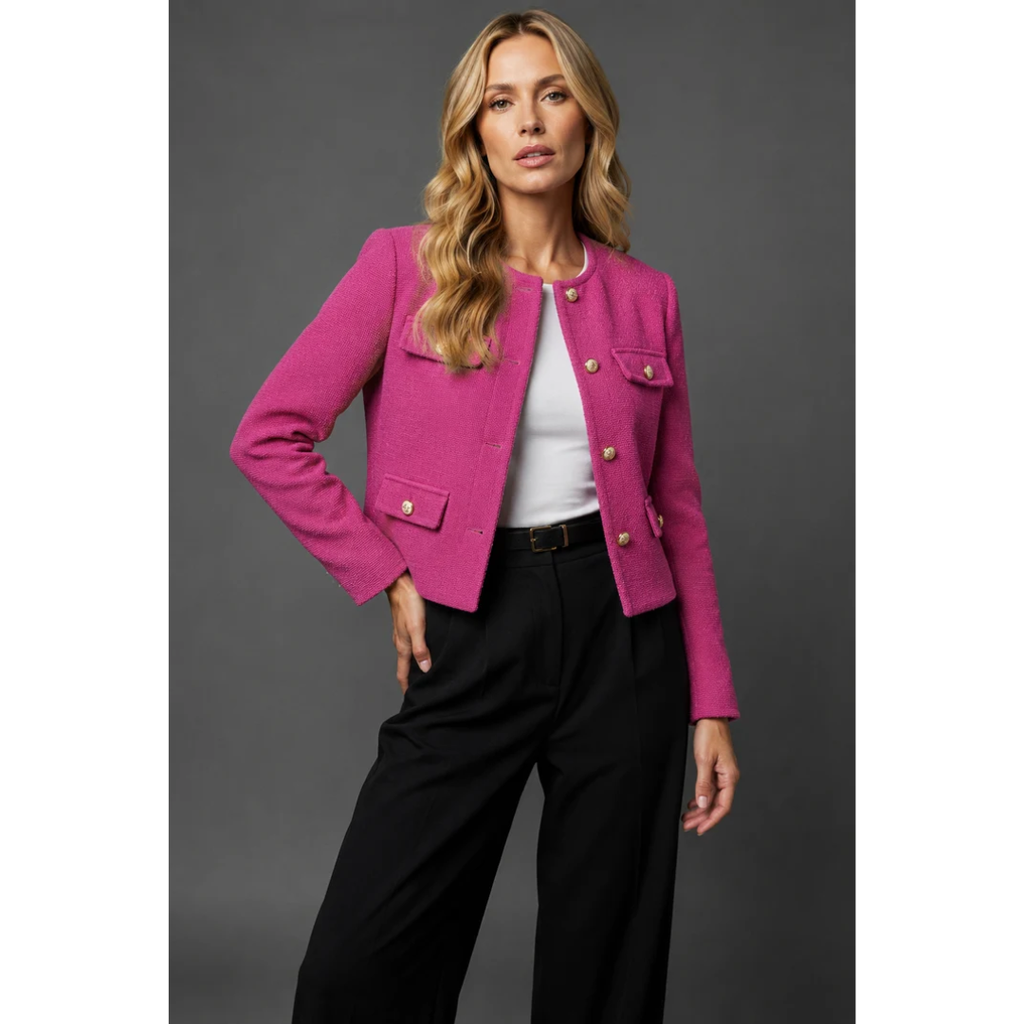 Ariella | Damen Blazer mit Taschen und Knöpfen