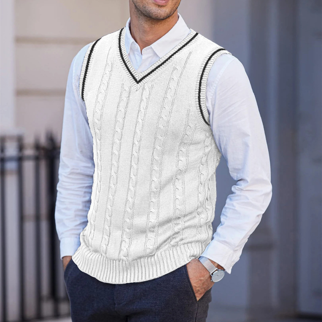 Armin | Herren Pullover mit V-Ausschnitt für Alltag und Freizeit