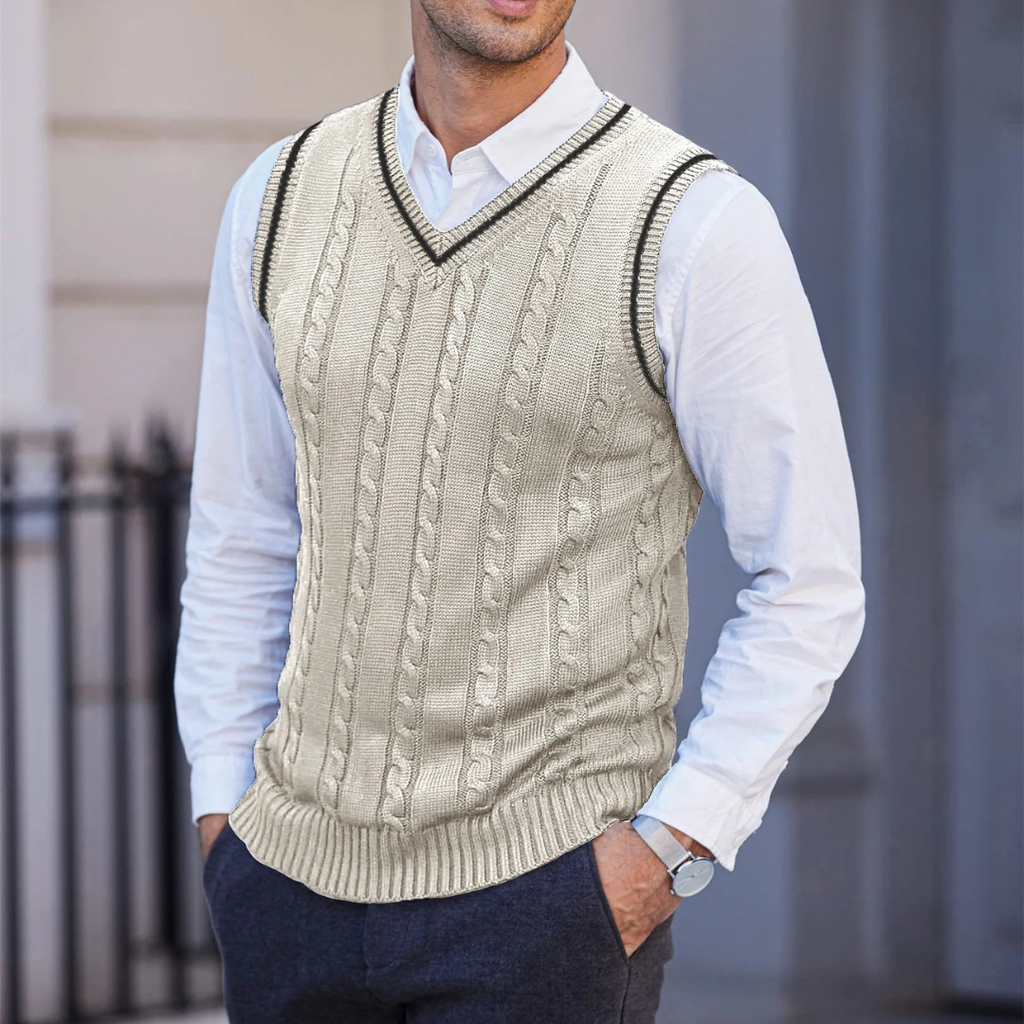 Armin | Herren Pullover mit V-Ausschnitt für Alltag und Freizeit