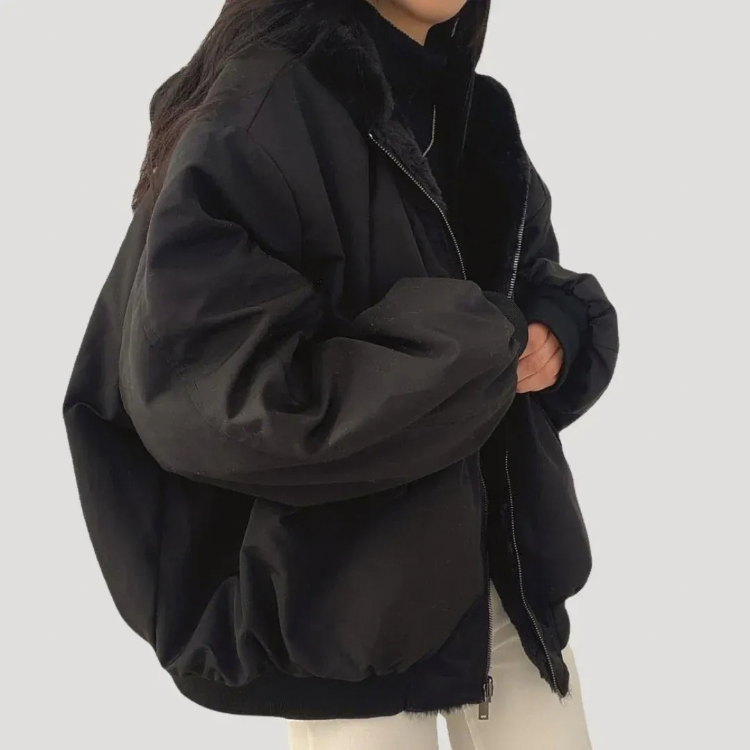 Charlotte | Damen Winterjacke mit Oversize Schnitt und Kapuze