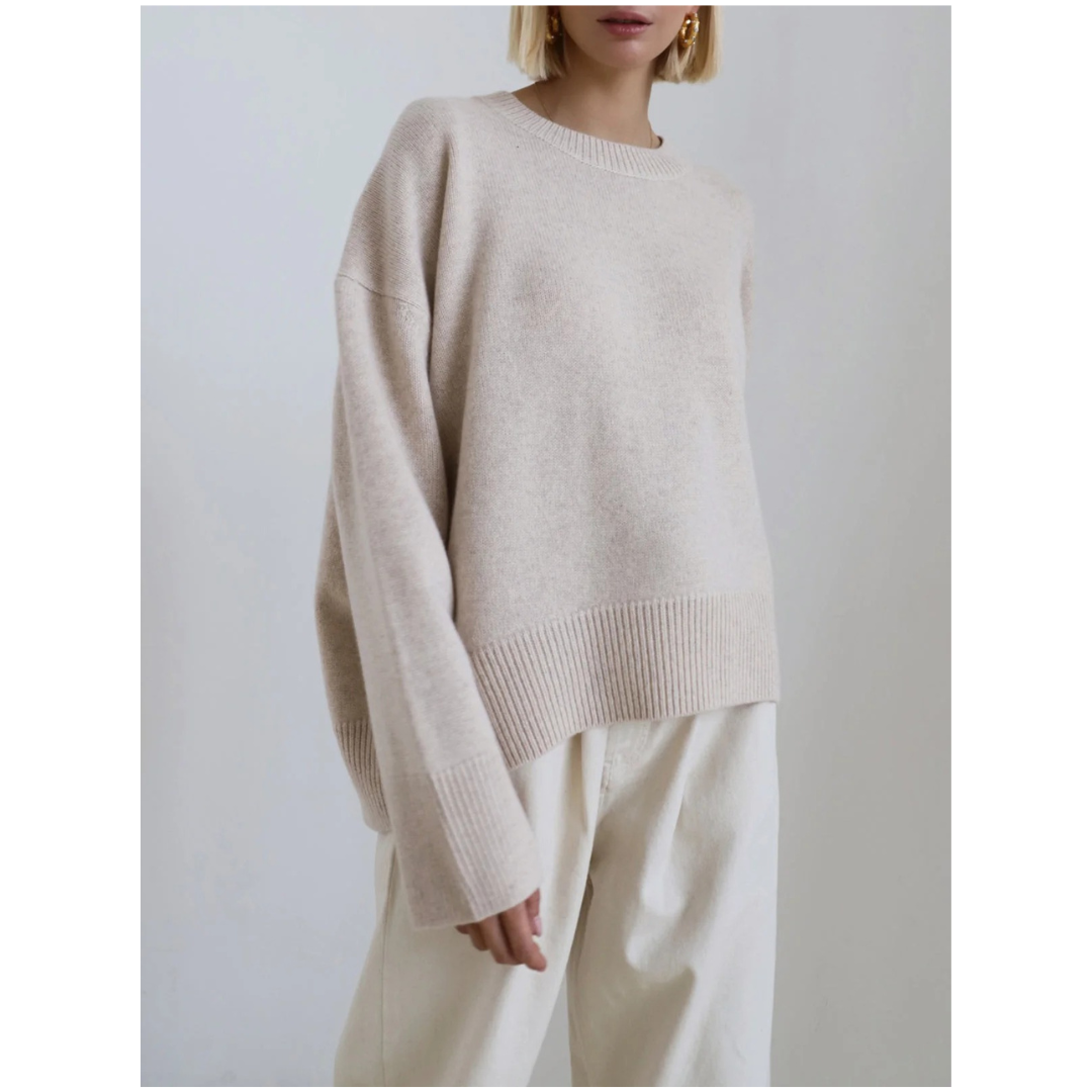 Clara | Damen Komfortabler Freizeit pullover