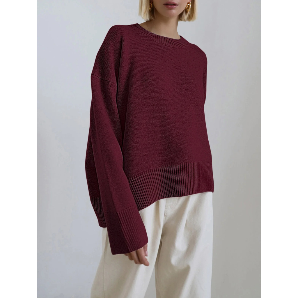 Clara | Damen Komfortabler Freizeit pullover