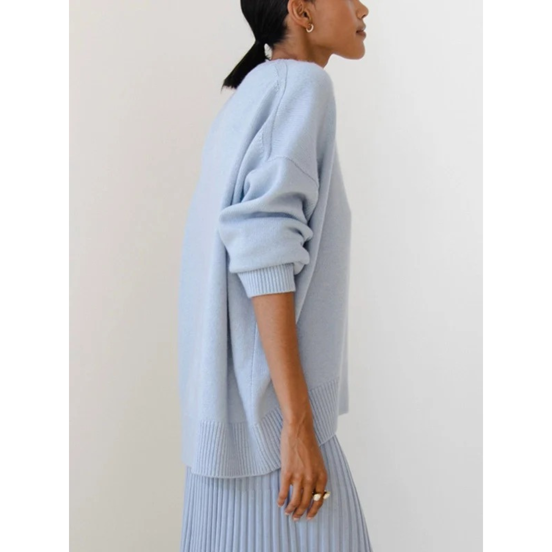 Clara | Damen Komfortabler Freizeit pullover