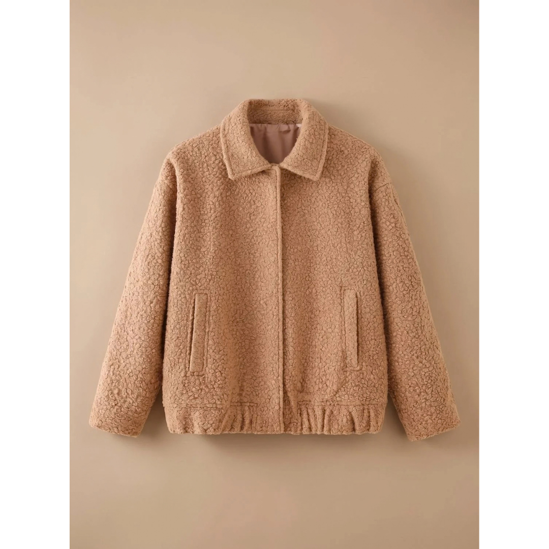 Cordula | Damen Winterjacke mit Teddy Design und Taschen