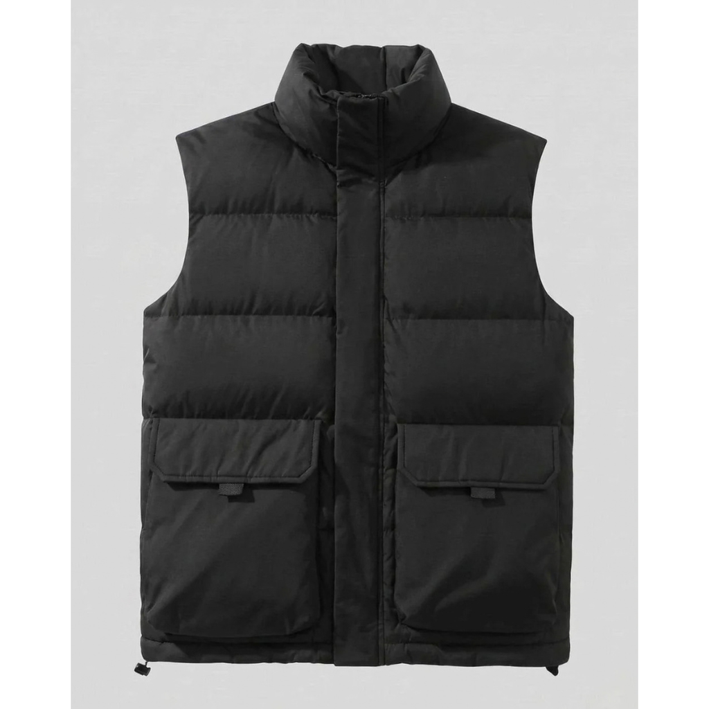Cornelia | Damen Steppweste Bodywarmer mit Stehkragen und Taschen