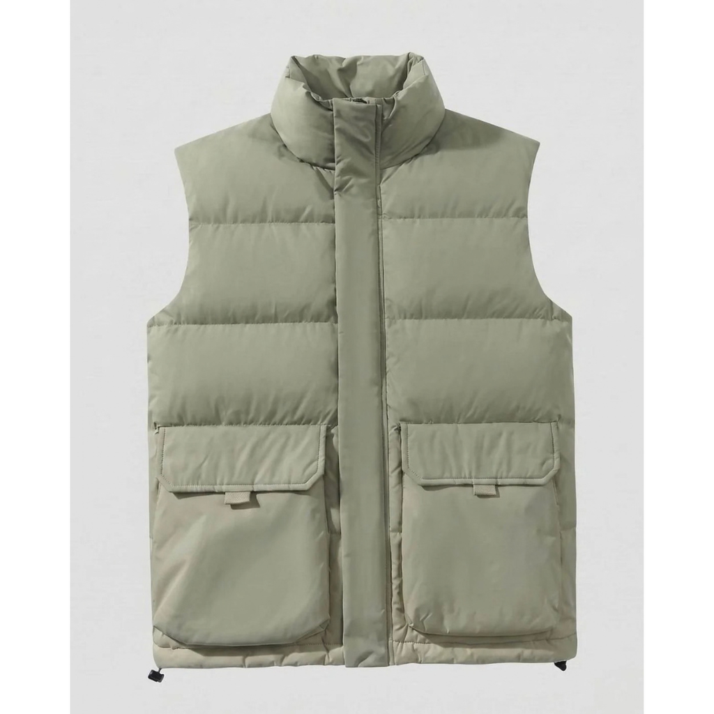 Cornelia | Damen Steppweste Bodywarmer mit Stehkragen und Taschen