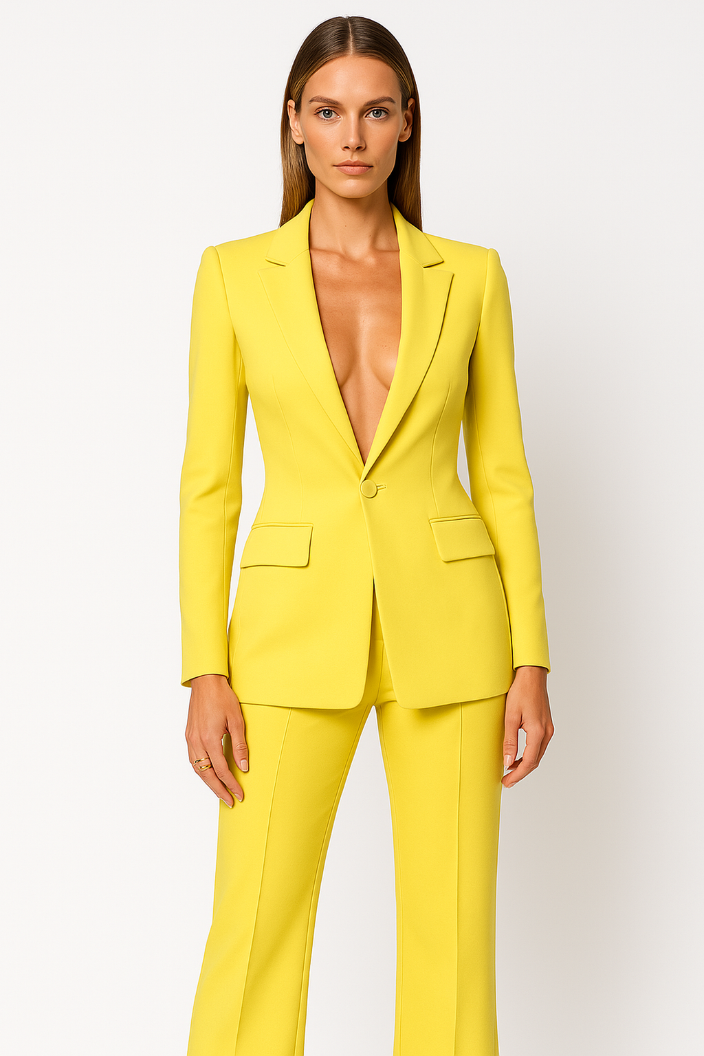 Damen Blazer & Hosen Set – Stilvolles Büro Outfit