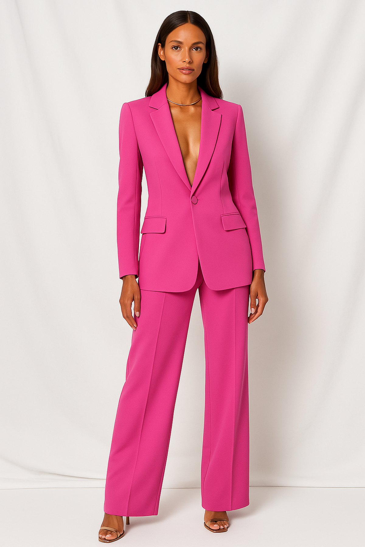 Damen Blazer & Hosen Set – Stilvolles Büro Outfit