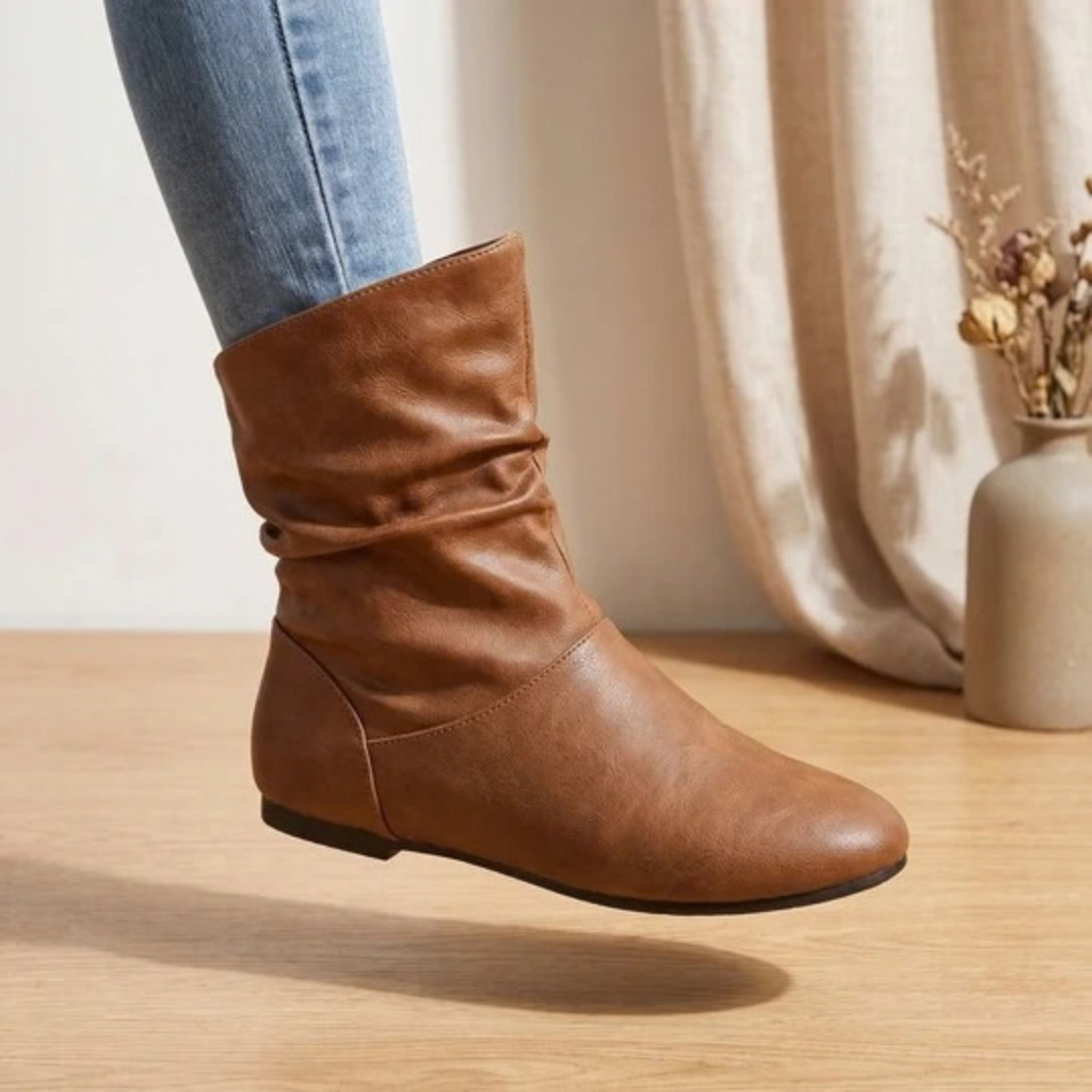 Dorothea | Damen Orthopädische Stiefeletten mit Reißverschluss und Schnürschuh Design
