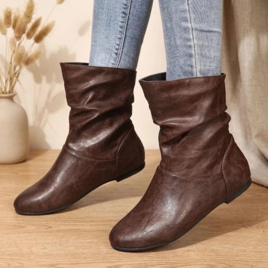 Dorothea | Damen Orthopädische Stiefeletten mit Reißverschluss und Schnürschuh Design