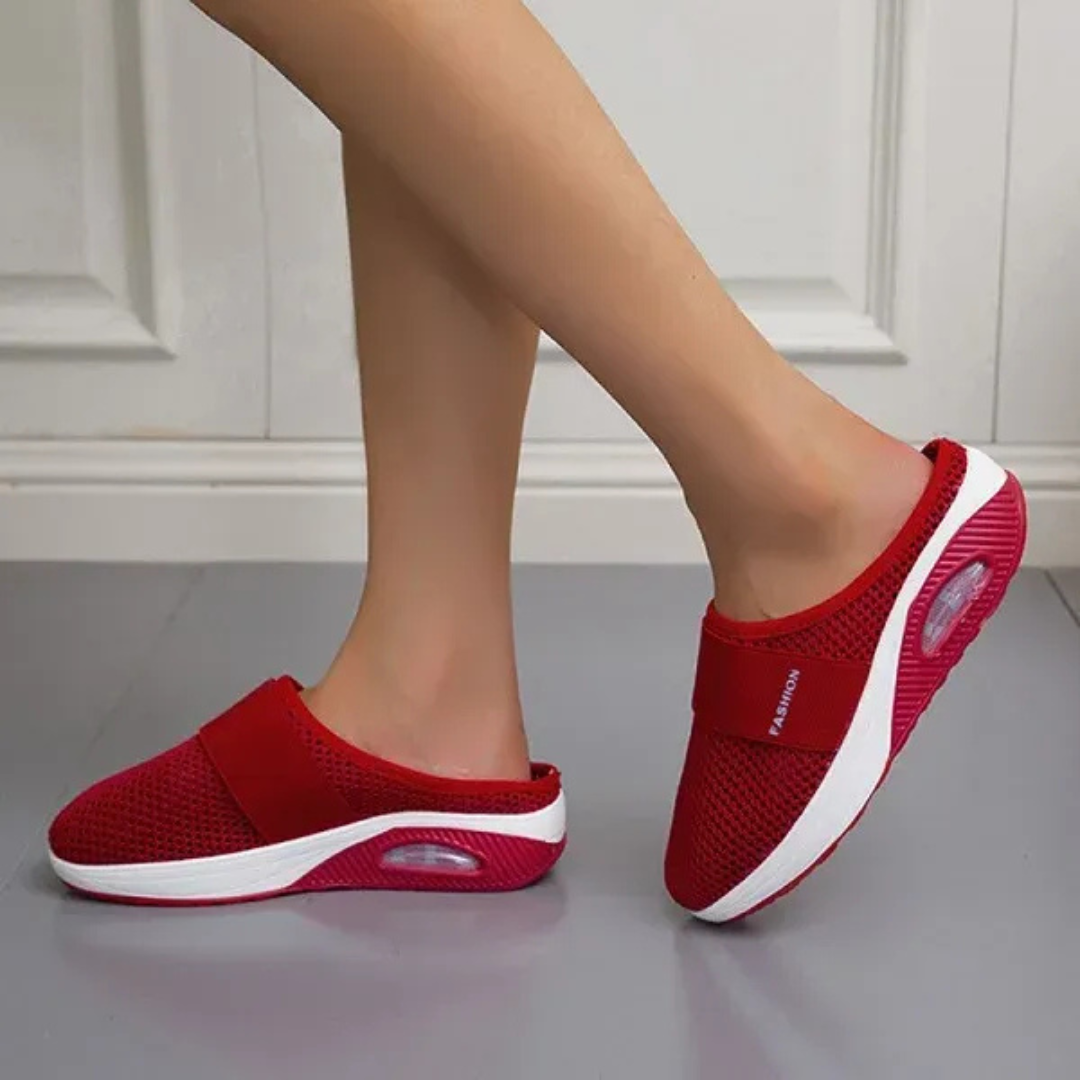 Elisa | Damen Orthopädische Hausschuhe mit Absatz
