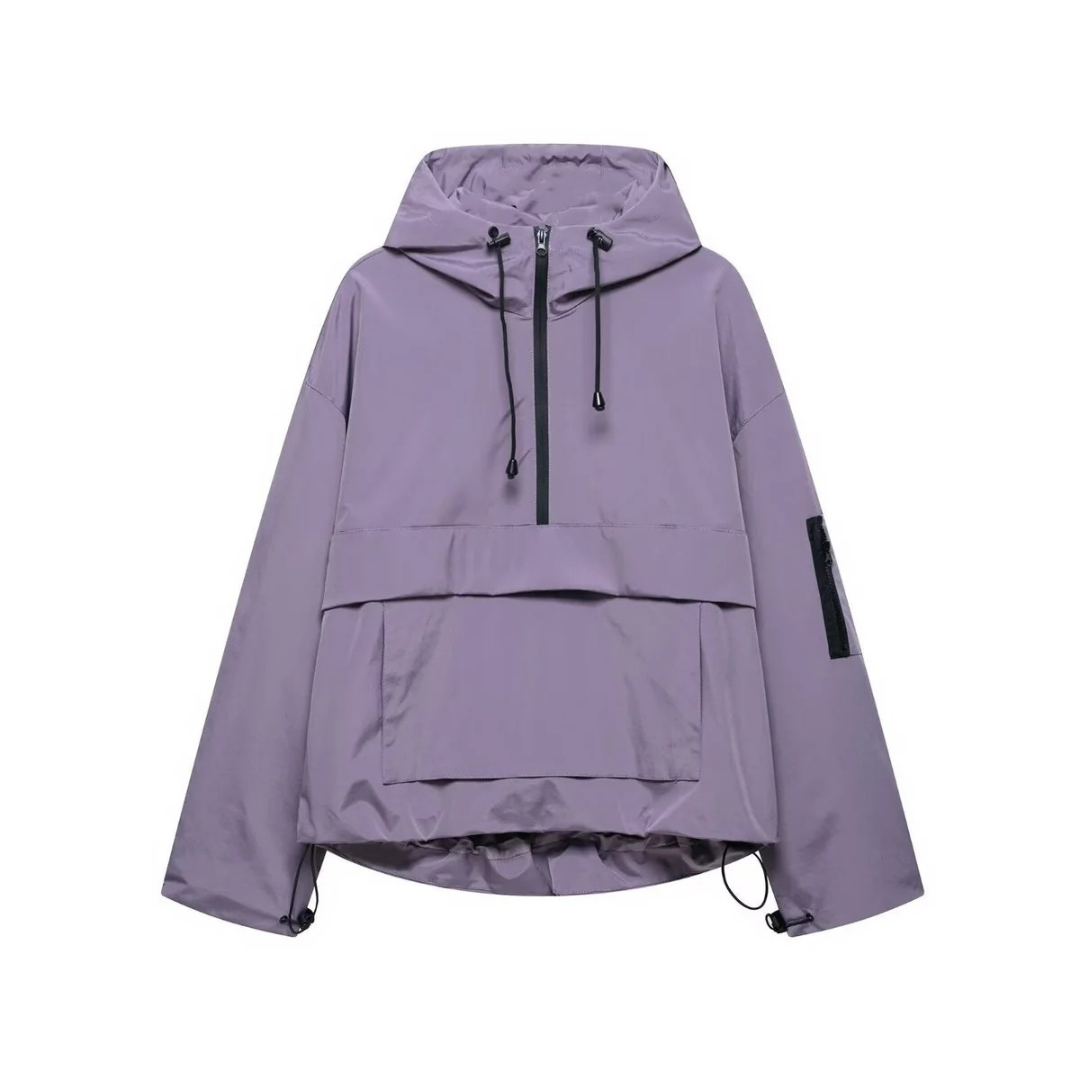 Elisabeth | Damen Wasserdichte Regenjacke mit Kapuze und Tasche