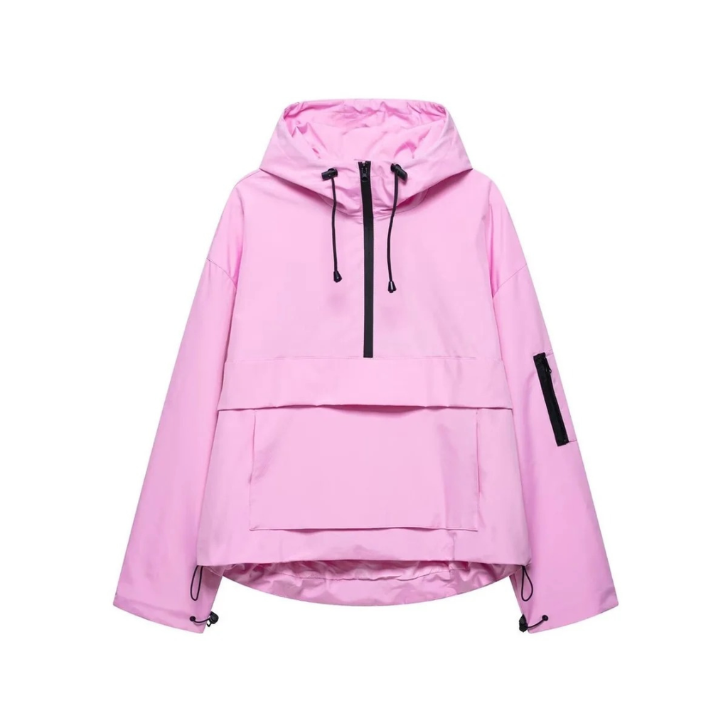Elisabeth | Damen Wasserdichte Regenjacke mit Kapuze und Tasche