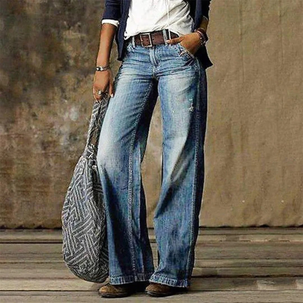 Esther | Damen Baggy Jeans für Alltag und Freizeit
