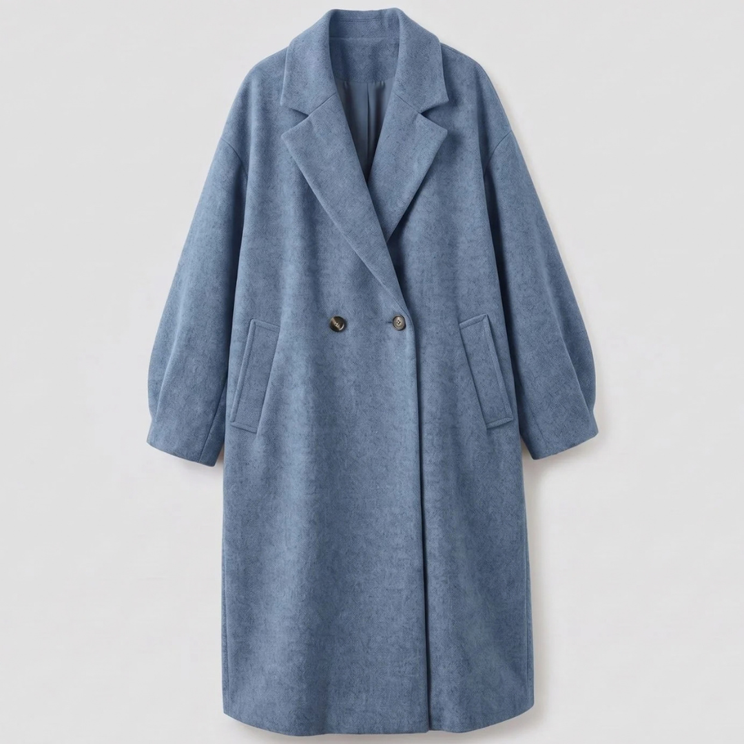 Eveline | Damen Winter jacke mit Trench coat Design und langem Stil