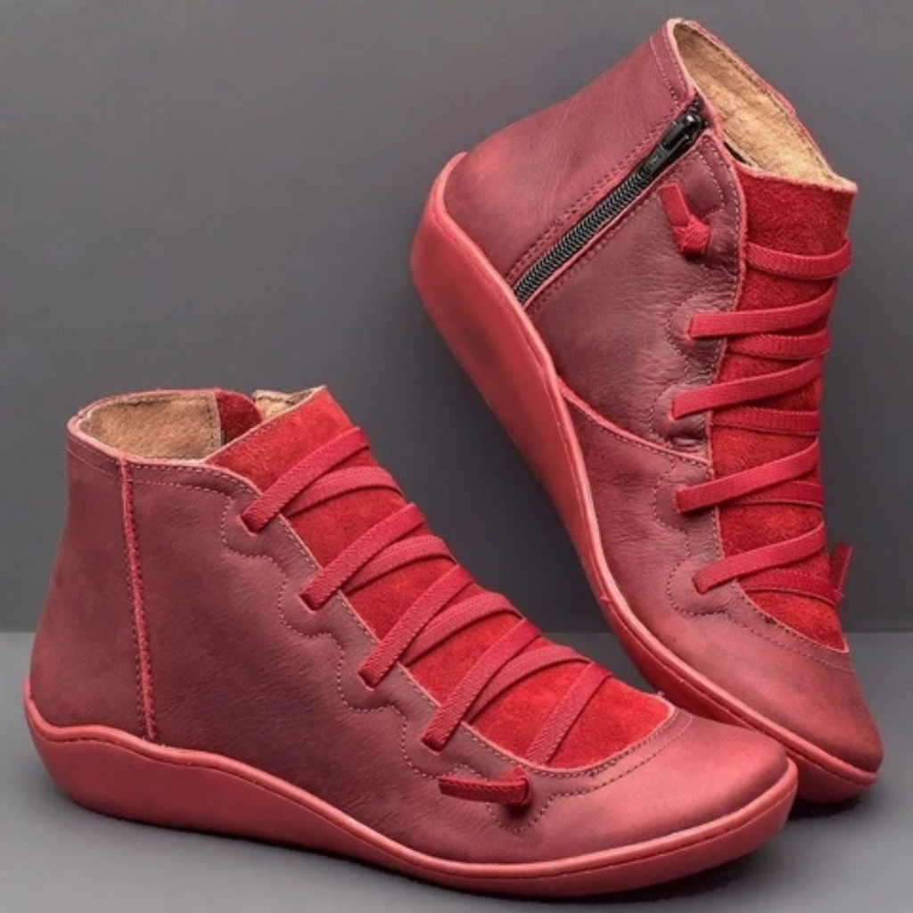 Felicitas | Damen Orthopädische Stiefeletten mit Reißverschluss