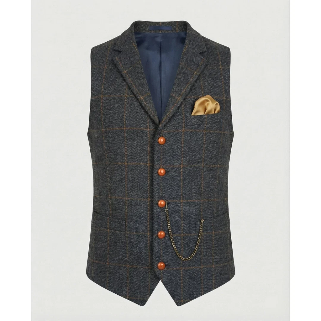 Franz | Herren Elegante Trachtenweste im Vintage Stil