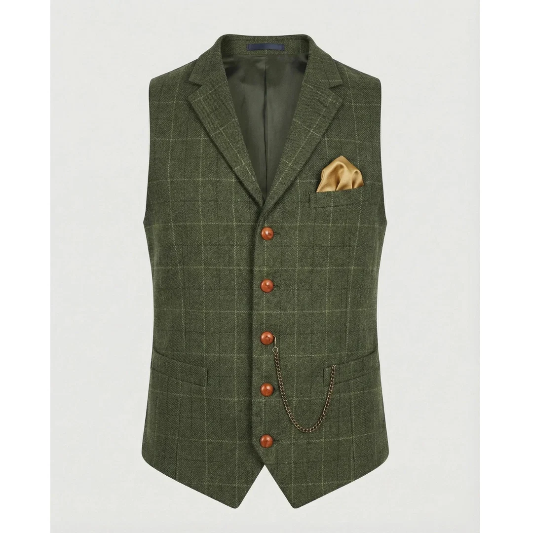 Franz | Herren Elegante Trachtenweste im Vintage Stil
