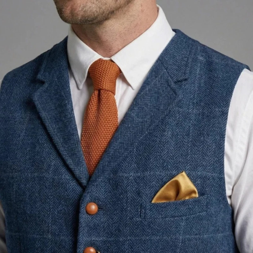 Franz | Herren Elegante Trachtenweste im Vintage Stil