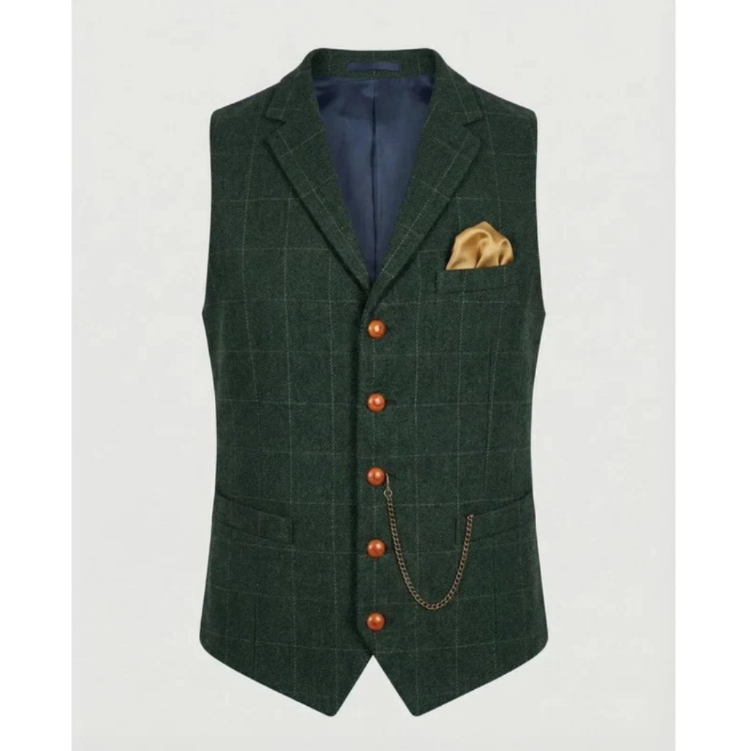 Franz | Herren Elegante Trachtenweste im Vintage Stil
