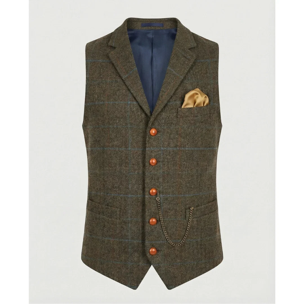 Franz | Herren Elegante Trachtenweste im Vintage Stil