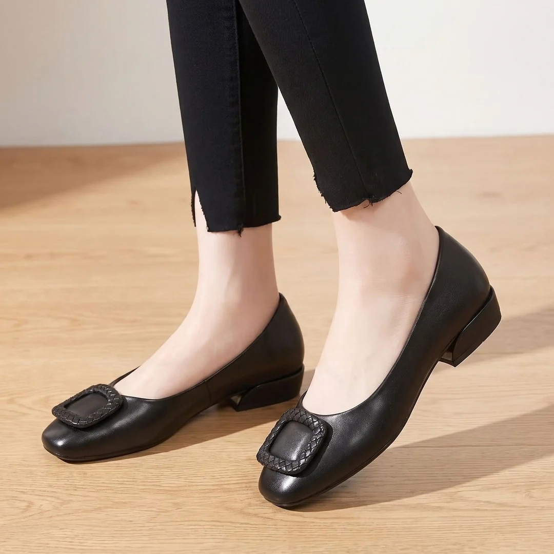 Gretel | Damen Orthopädische Pumps mit Absatz und Loafer Design